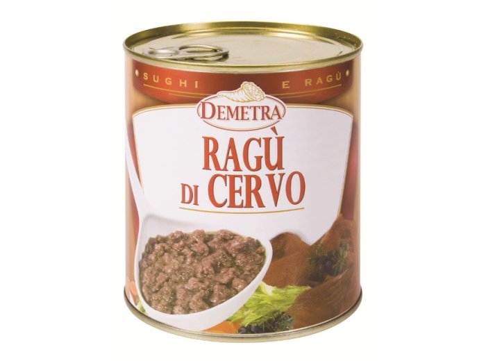 Ragù di cervo 820 gr demetra