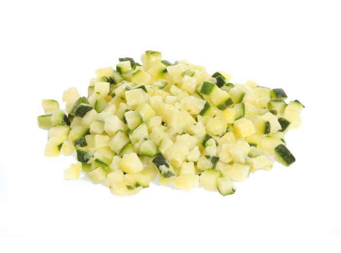 Zucchine a cubetti 12x12mm