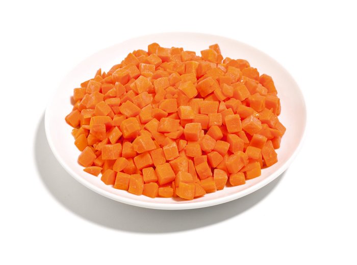 Carote a cubetti 10x10 mm