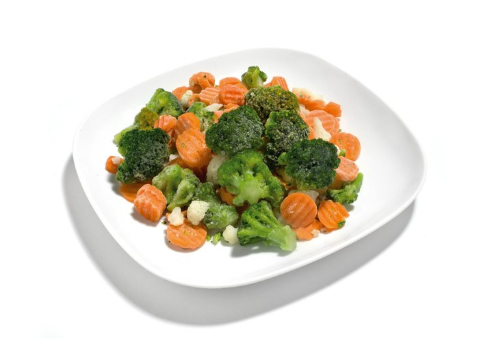 Broccoli cavolfiori e carote