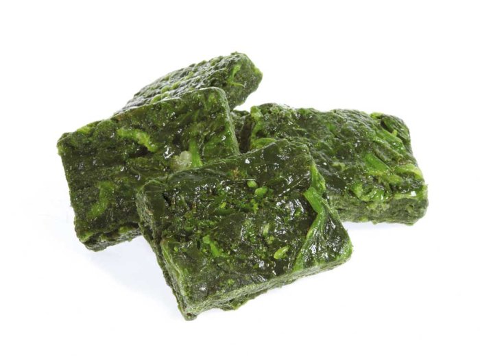 Spinaci cubo foglie intere amico freddo