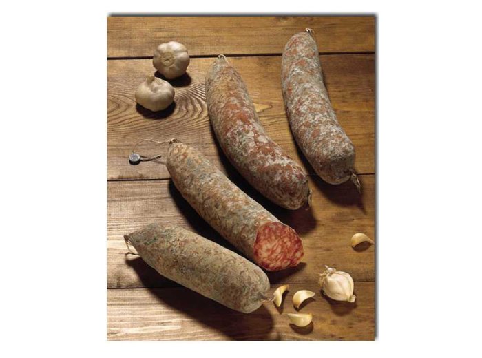 Salame con aglio gramola