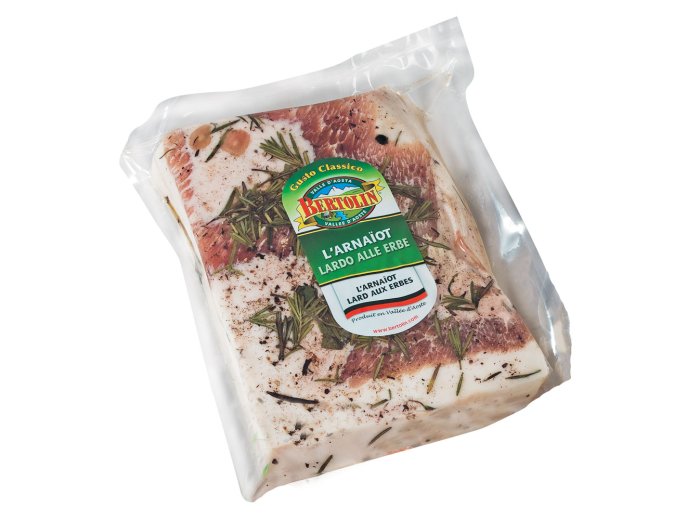 Lardo alle erbe l'arnaiot