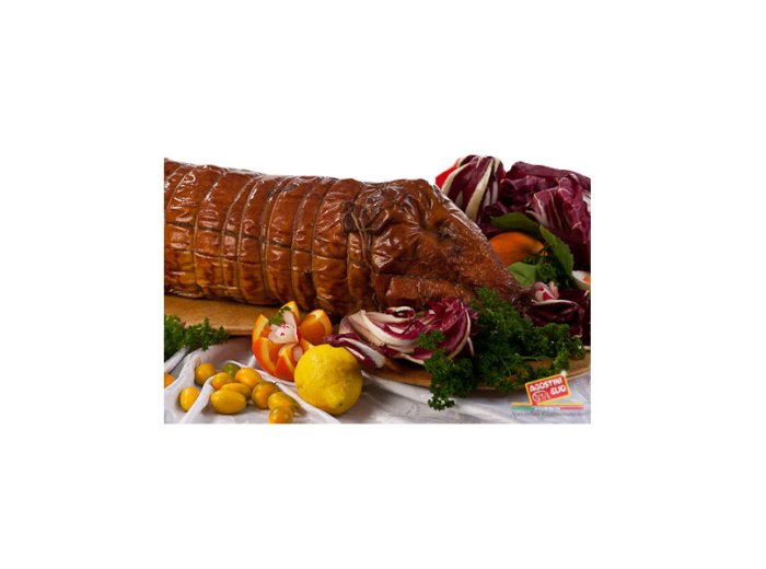 Porchetta intera cotta