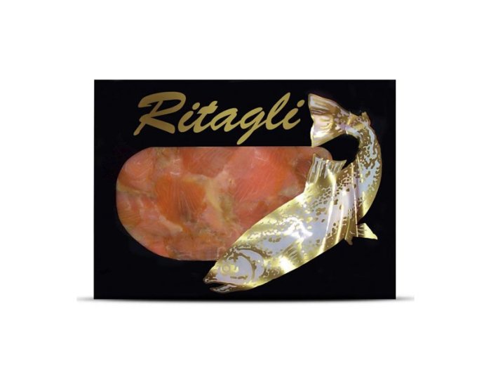 Salmone affumicato ritaglio
