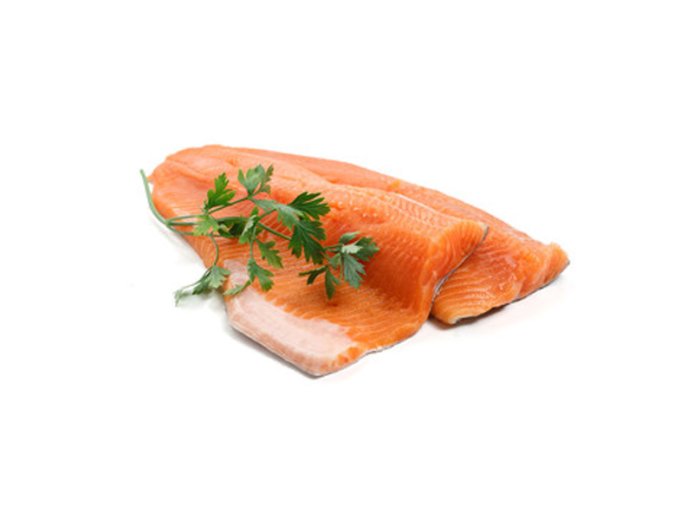 Filetto trota iridea salmonata