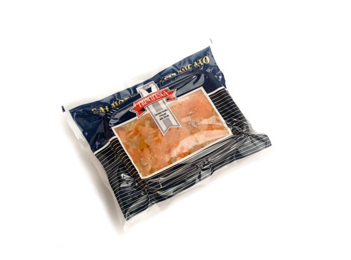 Salmone affumicato ritagli