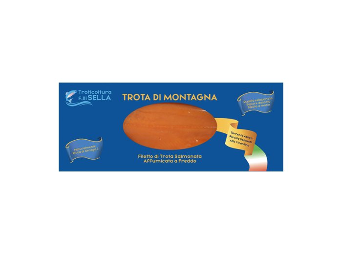 Filetti di trota affumicati a freddo