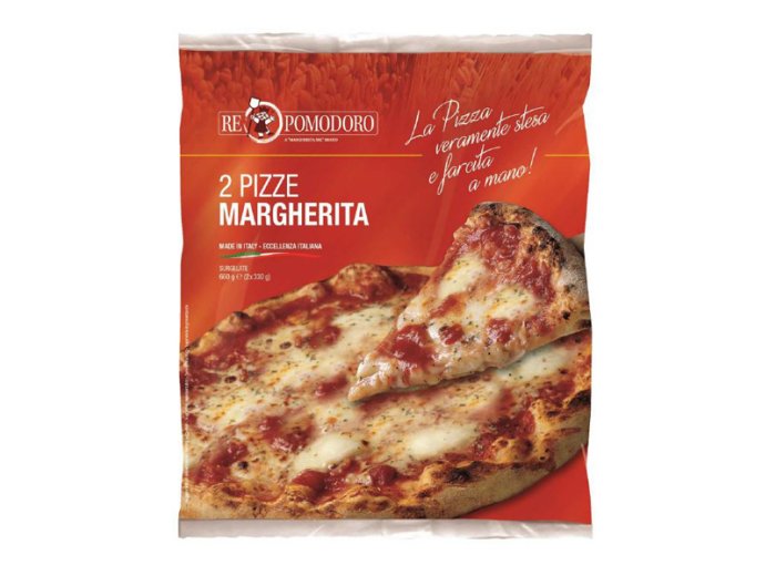 Pizza margherita re pomodoro 330 gr