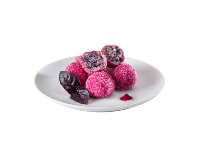 Bocconcini con cavolo viola