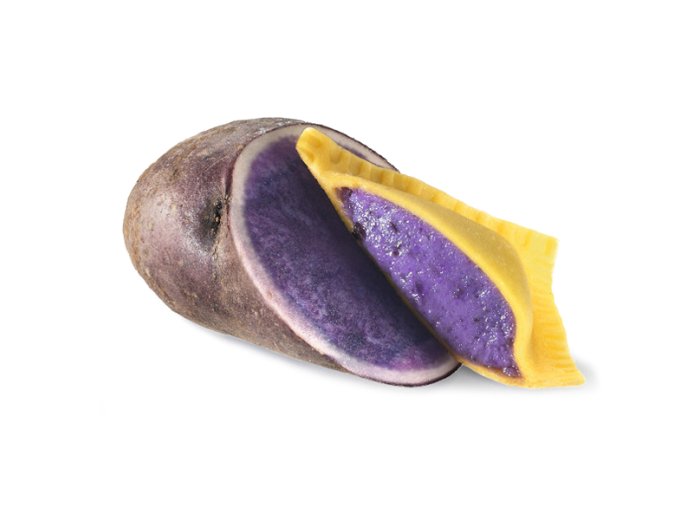 Tortelli di patate viola (violette) d.c.
