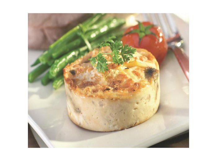 Gratin di patate e funghi porcini 100 gr