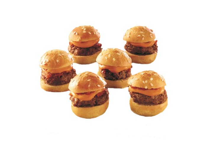 Mini cheeseburgers cotti 19 gr