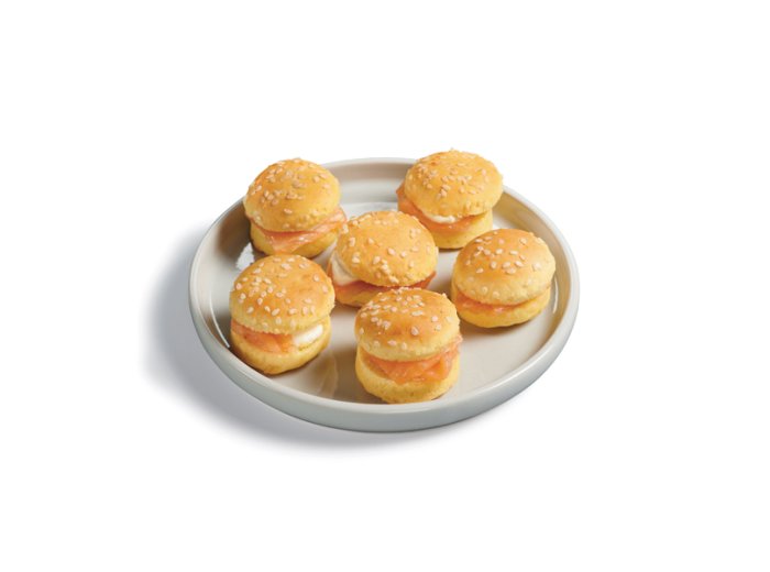 Mini burgers salmone 11.5 gr