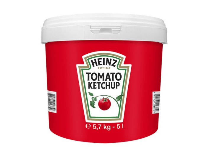 Ketchup in secchiello heinz