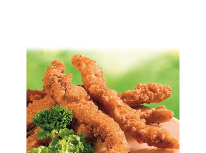 Bastoncini di pollo prefritti 30gr