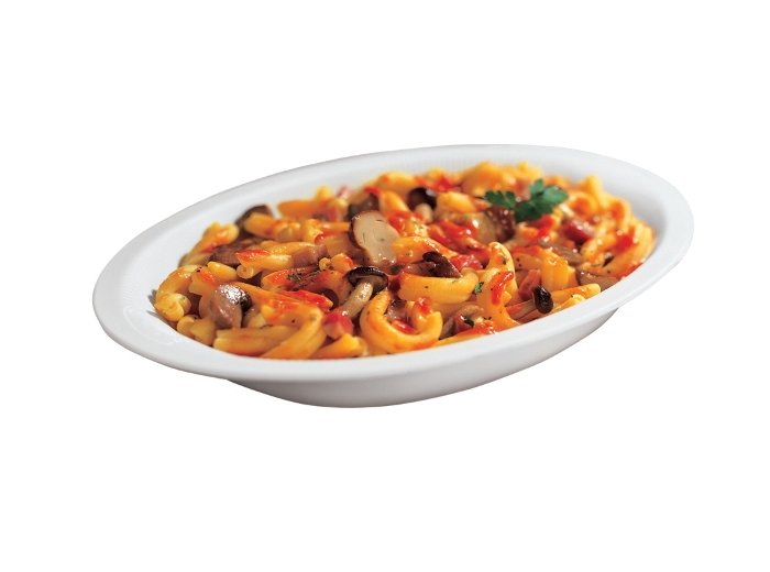 Strozzapreti speck/funghi fiordiprimi