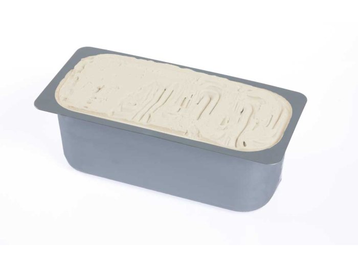 Gelato vaniglia in vaschetta