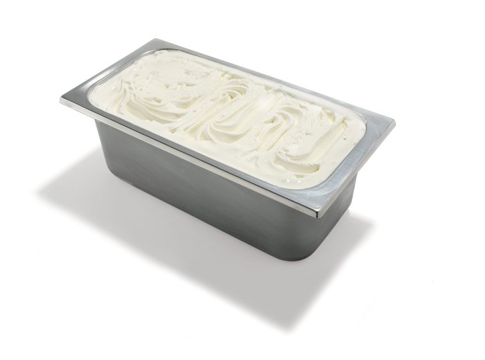 Gelato limone in vaschetta