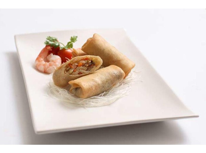 Involtini primavera alle mazzancolle