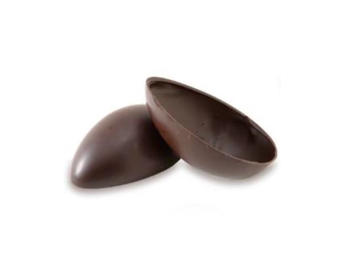 Mezze uova choc extra fondente h 100 mm