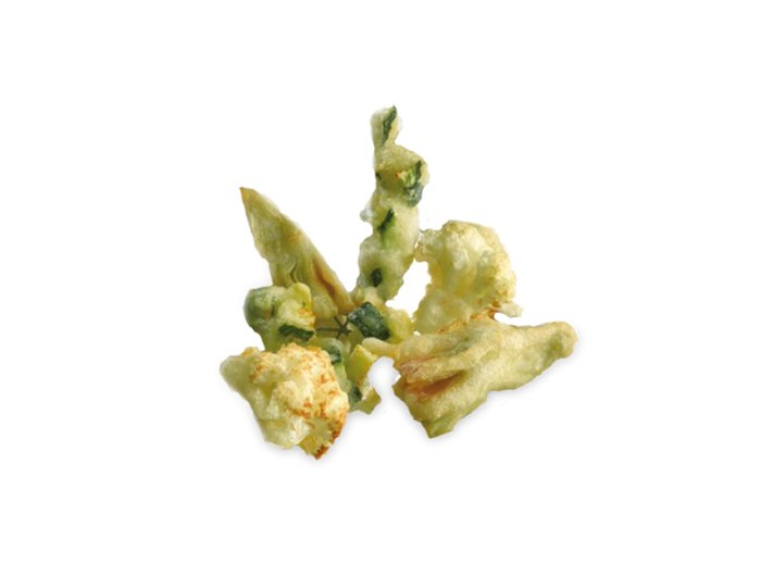 Tris verdure in crosta di farina