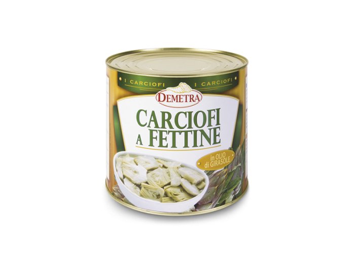 Carciofi a fettine o.girasole 2.4 kg