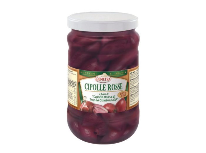 Cipolle rosse in aceto demetra