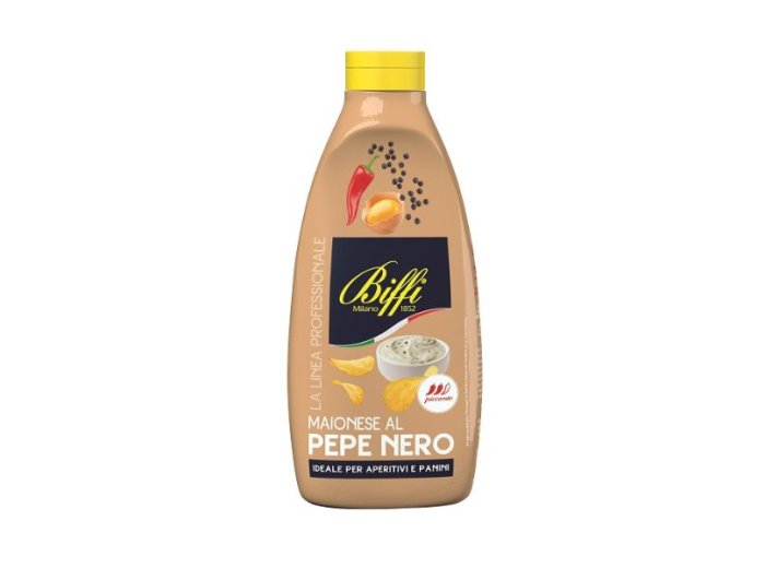 Salsa maionese al pepe nero 800gr biffi