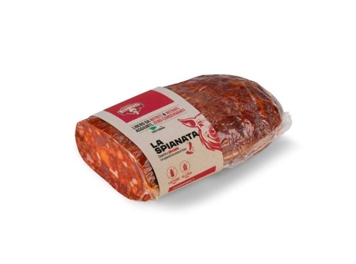 La spianata piccante a metà l.e.