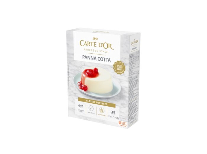 Panna cotta s/glutine 520 gr carte d'or