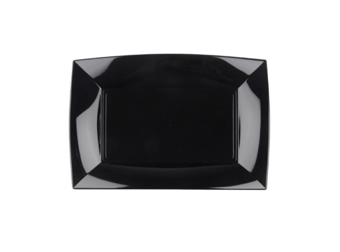 Piatto rettangolare nice pp nero