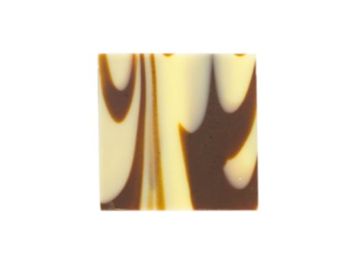 Quadrato marmol choc fondente/bianco