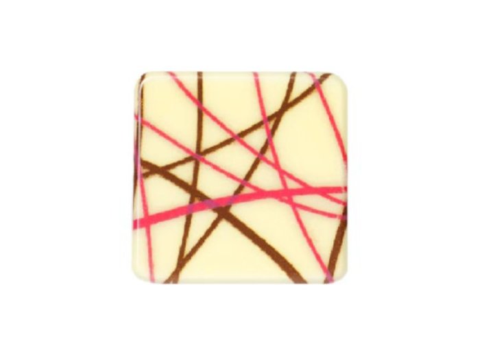 Quadrato intreccio choc bianco