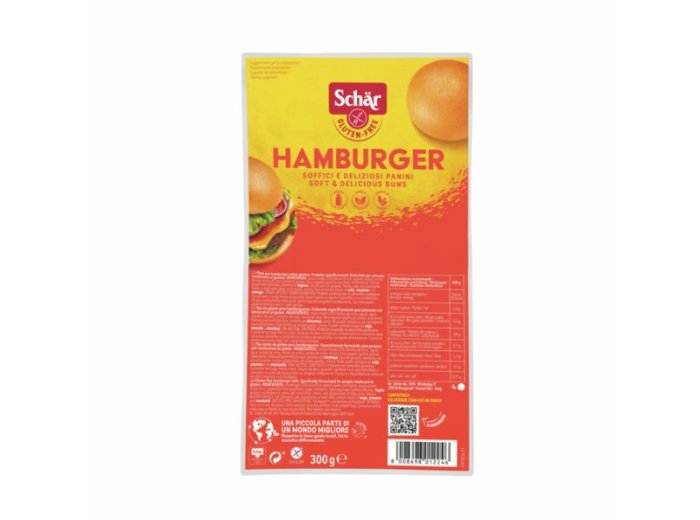 Pane hamburger s/glutine s/lattos. schar