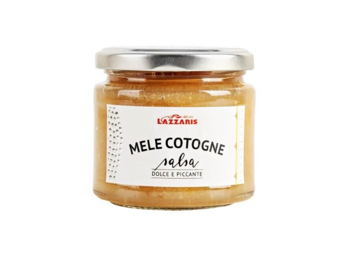Salsa di mele cotogne 120 gr lazzaris
