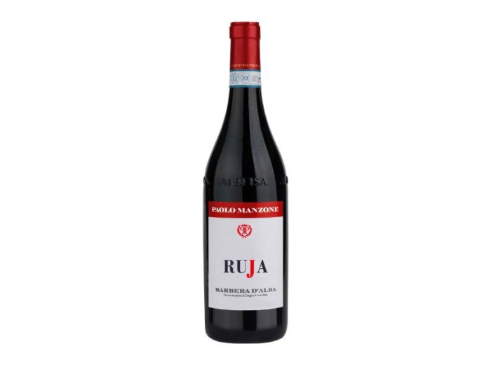 Vino barbera d'alba doc ruja