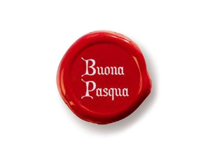 Sigillo buona pasqua choc 63 pz