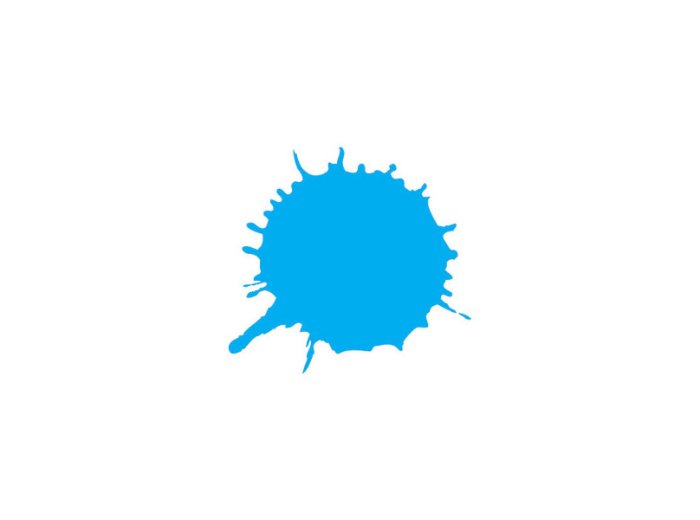 Idrocolor azzurro barattolo