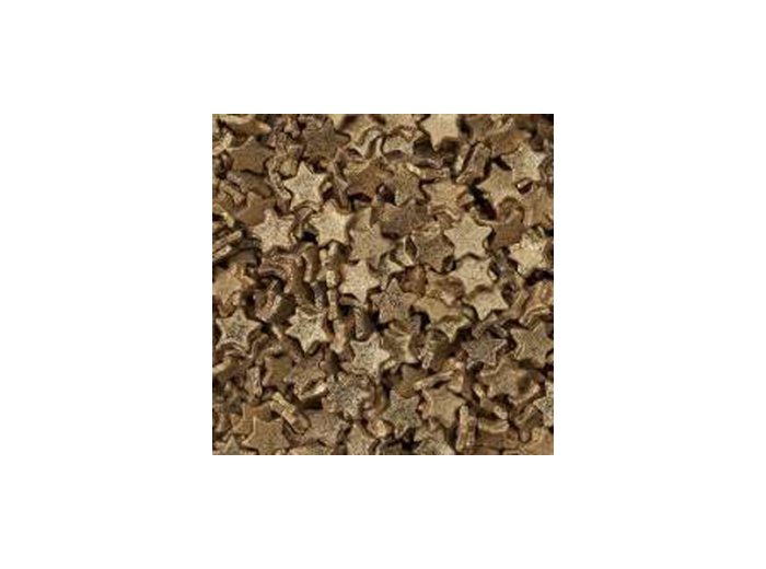 Stelle choc fondente oro