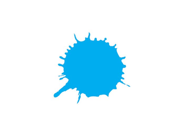 Spray azzurro vellutato