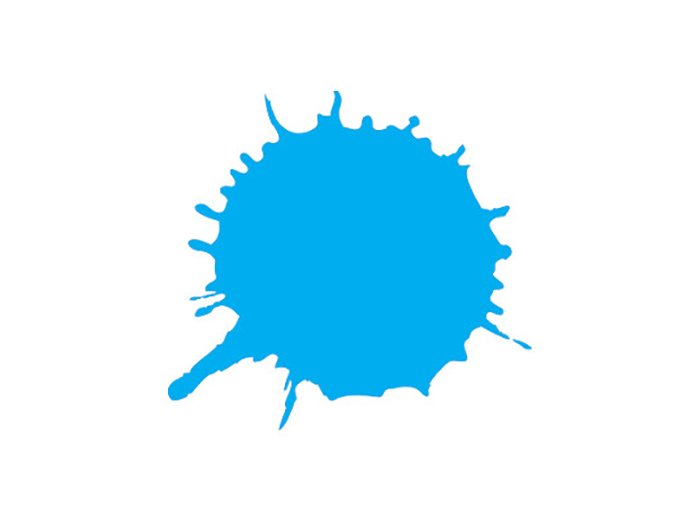 Colorante spray azzurro