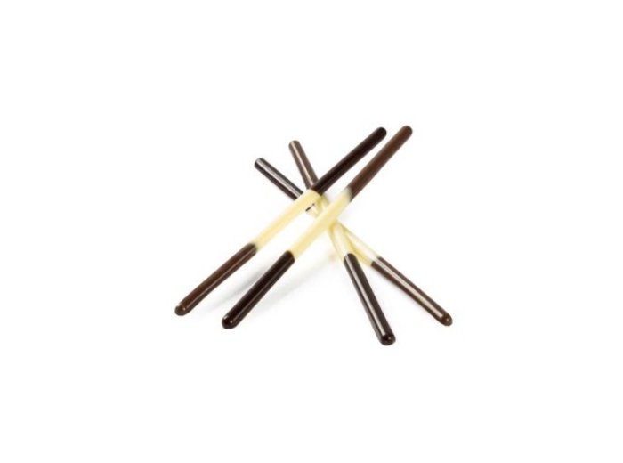 Stick choc fondente e bianco