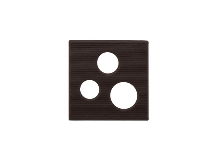 Quadrato filigrana choc fondente