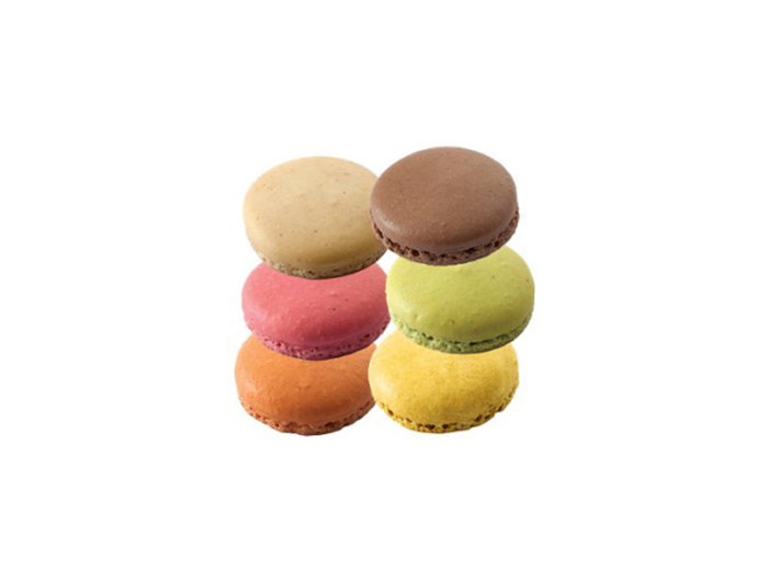 Mini macarons assortiti 6 x 96 pz