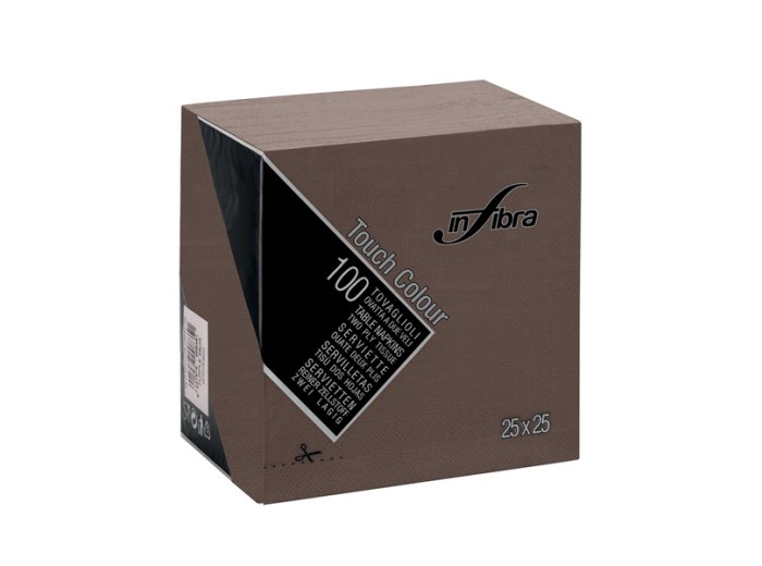 Tovaglioli 2 v 25x25 cacao