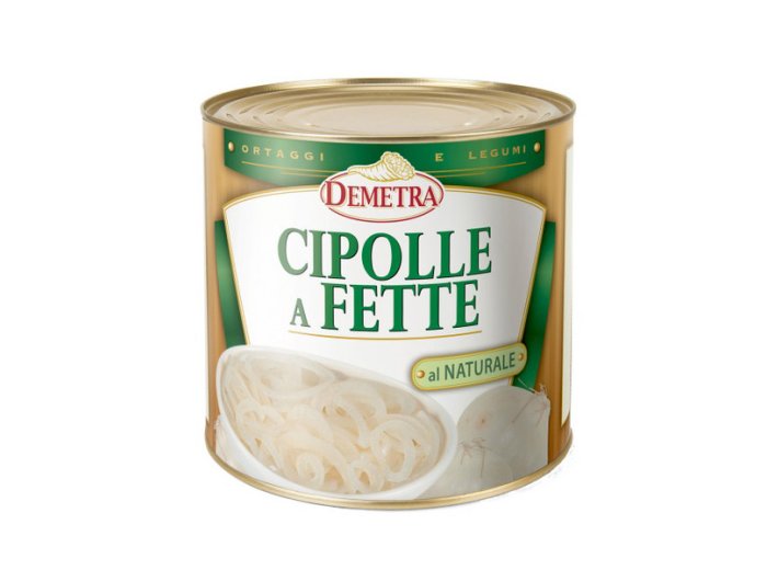 Cipolle a fette al naturale demetra