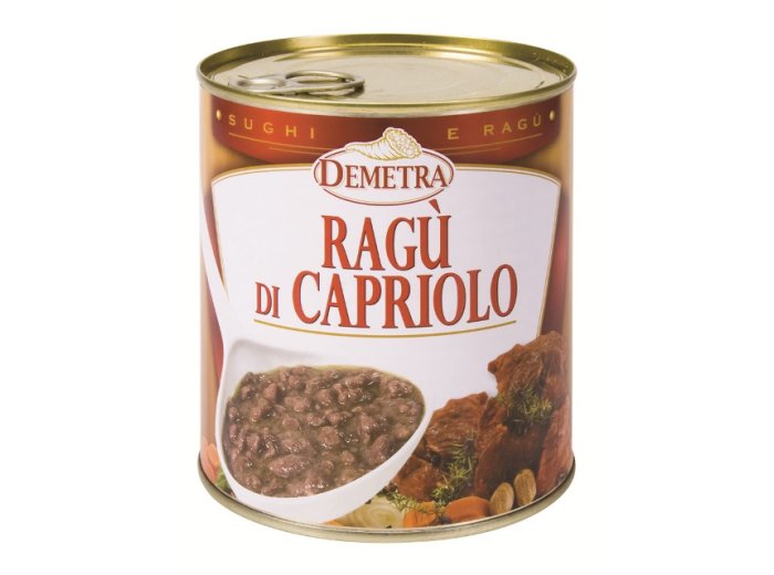 Ragù di capriolo 820 gr demetra