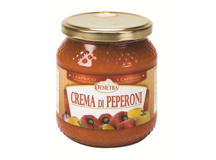Crema di peperoni 550 gr demetra