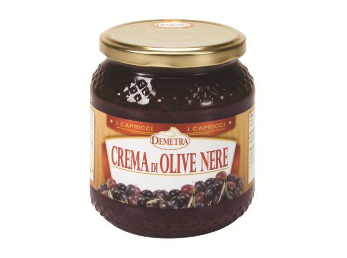Crema di olive nere 550 gr demetra